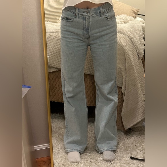 Abercrombie and fitch High Rise 90s Relaxed Jean size 27 - Picture 14 of 14